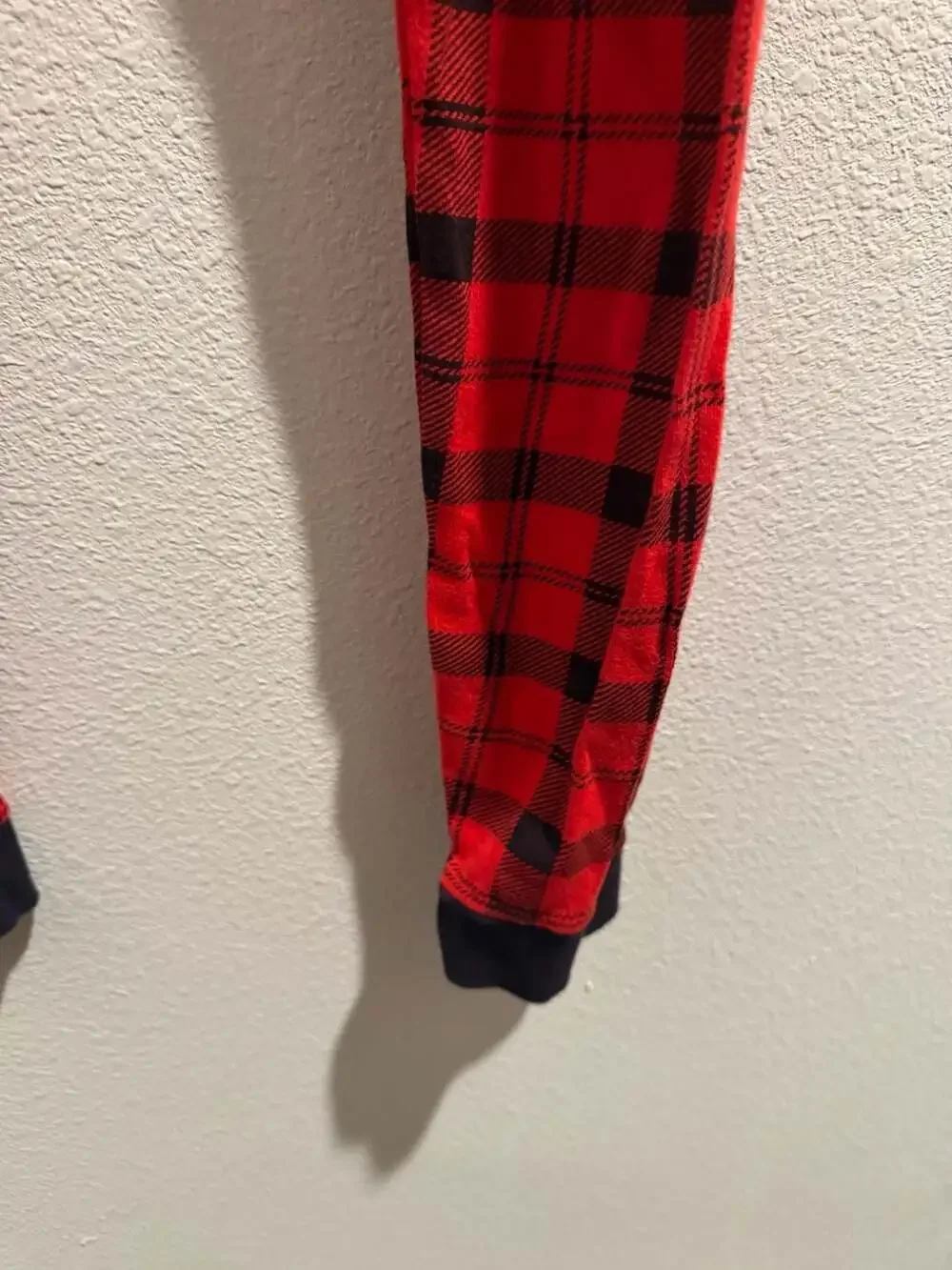 Carter's Kids Red and Black Buffalo Plaid Long Sleeve Pajama Set Size 14
